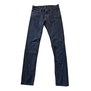 Banana Republic Men's Jeans/Pants, 32X36, SLIM styling; Black Denim, 100% Cotton